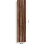60x280cm Hareli Ceviz Akustik Duvar Paneli