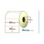 60X30 mm Termal Etiket, Barkod/adres/kargo Termal Etiketleri, Zebra ve Diğer Yazıcılarla Uyumlu - Option-1 - Ahşap