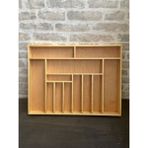60X45 cm Ayfiwood Ahşap Kaşıklık Çekmece Içi Yemek Takımı ve Servis Gereçleri Düzenleyici Organizer - 60 x 45 cm