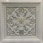 60X60 CM ASMA TAVAN UYUMLU LED DÖŞENEBİLİR AVANGARDE TAVAN PANELİ-BEYAZ ALTIN RENK