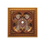 60X60 KARE KAHVE RENK SARAY TAVAN GÖBEK KAHVE 60 x 60