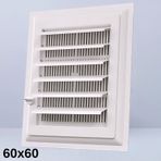 60x60 Plastik Wc Banyo Menfezi - Beyaz
