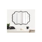 60x80 Duvar Dekor Aynası/Duvar Aynası/Konsol Aynası/Estetik Ayna Siyah 60 x 80