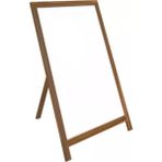 60X85 Ahşap Ayaklı Beyaz Yazı Tahtası, Şık ve Kullanışlı Tasarım. - Ahşap - Beyaz - Seçenek 1