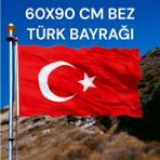 60X90 cm Bez Türk Bayrağı **kaliteli Kumaş Malzeme**