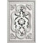 60X90 cm Saray Tavan Avize Göbeği - 60 x 90 cm - Gümüş