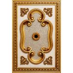 60X90 cm Saray Tavan Avize Göbeği - 60 x 90 cm - Kahverengi - Altın