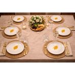 618 Concept 19 cm Seramik Yaprak Desenli 6 Lı Pasta Tabağı
