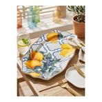 618 CONCEPT Porselen Limon Serisi Large Servis Tabağı 35 cm