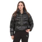 626514-01 Puma Shiny Puffer Jacket Kadın Mont Siyah
