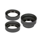 62mm Üç Kademeli Kauçuk Parasoley, Lens Hood