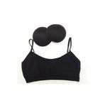 6312-2 Pedli Spor Sütyeni, SİYAH, L/XL