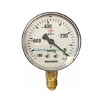 63MM -760/0 MMhg ALTtan Çıkışlı G1/4" Kurutip VakuMMetre Pakkens