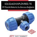 63X32X63 Kaplin Redüksiyon Te – Pp Plastik Rekorlu Su Borusu Bağlantı (Tse Belgeli)