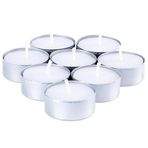 64 ADET Beyaz Tealight Suda Yüzen Restoran Cafe Bar Sarı Mavi Kırmızı Pembe Renk Yuvarlak Tea Light Dekoratif Mum (64)