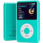 64 GB Bluetooth Y1 Taşınabilir Müzik Dijital Çalar 64 GB Mp3 Çalar Yeşil Çocuklara Uygun Harika Gadget Çalma Listesi Sesli Kitap Videoyu Destekler