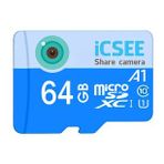 64 Gb İcsee Micro Sd Kart Guvenlik Kameralari İcin Hafiza Karti