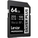 64GB Silver Plus Sd Uhsı V30 U3 205MB/S Hafıza Kartı
