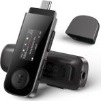 64GB Taşınabilir USB Mp3 Çalar Bluetooth, Type-C Bağlantı - Siyah