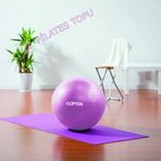 65 CM Pilates Topu Büyük Boy Kalın Yoga Pilates Top-Pompa Mavi