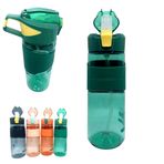 650 ml Tritan Su Şişesi – Dayanıklı ve Hafif Spor Matara, BPA İçermez, Sızdırmaz Kapak, Taşınabilir ve Şık Tasarım, Sağlıklı İçim İçin İdeal, Spor ve Günlük Kullanıma Uygun (Meyve Yeşili)