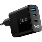 65W Gan Led Ekranlı Hızlı Şarj 2 Type-C + Usb-A & Ipad & Notebook Uyumlu Şarj Aleti