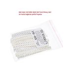 660 Adet 1R/1Mr 0603 Kılıf Smd Direnç Seti %1 33 Farklı Değerde Şeffaf Poşette