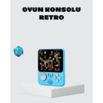 666 Oyunlu Retro Mini Oyun Konsolu – 3.5" LCD Ekran ve Çift Kişilik Oyun - Çok Renkli