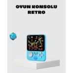 666 Oyunlu Retro Mini Oyun Konsolu - 3.5" Lcd Ekran Ve Çift Kişilik Oyun