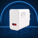 67W Turbo Şarj Aleti Şarj Cihazı Kablo Adaptör Set ve 2021 Sonrası Tüm Telefonlarda Uyumlu Hızlı Şarj Aleti Type C Şarj Aleti - Beyaz