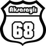 68 Plaka Aksaraylı Sticker Araba Yapıştırma