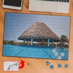 689 Havuz Gölge Klübe 240 Parça Puzzle Yapboz Tablo