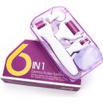 6in1 Dermaroller Göz&yüz&vücut Için Değiştirilebilir 5 Başlıklı Titanyum Derma Roller