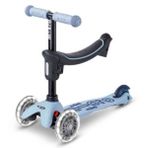 6in1 Micro Mini Deluxe Rock&amp;Go 3 Tekerlekli Işıklı Gri Scooter