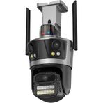 6k 12MP Full Hd Video Gece Görüş Wifi Açık Akıllı Ev Güvenlik Ptz Ip Alarmlı Kamera - Siyah