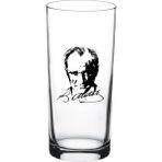 6'lı Atatürk Resimli Beyaz Rakı Bardağı Seti, Şık ve Özel Tasarım - Seçenek 1