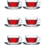 6'lı Büyük Fincan Takımı, Çay ve Kahve Için, 238 Ml, 12 Parça, 6 Kişilik - Seçenek 1
