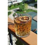 6'lı Cam Meşrubat Bardağı Su Kokteyl Bardak Soğuk Kahve Bardağı 340 ml-Muse