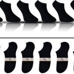 6'lı Dikişsiz Bambu Terletmez Spor Bilek Erkek Çorap Seti/Kutulu Set (Siyah)
