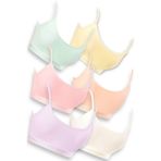 6'lı Dondeza Ip Askılı Pedli Kız Çocuk Büstiyer Alıştırma Sütyeni Crop, Pastel Renk, 13-14 Yaş