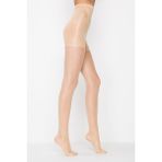 6'lı Eko Paket Penti Sıluet Korseli Külotlu Çorap - Corset Pantyhose-Pentilicious - Açık Ten