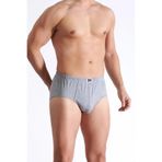 6lı Erkek Pamuklu Penye Slip Külot Kaliteli Rahat Yumuşak Gri XS