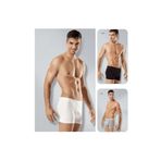 6`lı Erkek Penye Düğmeli Boxer - Füme - L-3