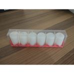 6'lı Kokusuz Bozkurt Silindir Mum 3*6cm Beyaz