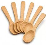 6’Lı Küçük Ahşap Kaşık Seti 15 Cm Doğal Ahşap Mini Kaşık Karıştırma Tadım Baharat Sos Servisi Bebek Besleme Için Isıya Dayanıklı Tencere Çizmez Ergonomik Mutfak Kaşığı Seti