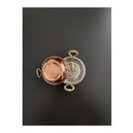 6'lı Kulplu Bakır Çerezlik-kahvaltılık-reçellik-sunumluk Set Mini (9 CM X 2,3 CM)