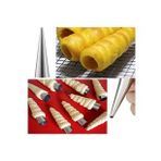 6lı Metal Kornet Hamur Sarma Kalıbı 11cm