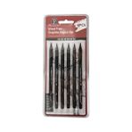 6'lı Odunsuz Kömür Kalemi Wood Free Graphite Sketch / Swm-6h Ağaçsız Eskiz Grafit Kalemi - Siyah