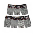 6'lı Paket Desenli Erkek Boxer 007