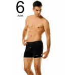 6'lı Paket Düğmeli Erkek Boxer